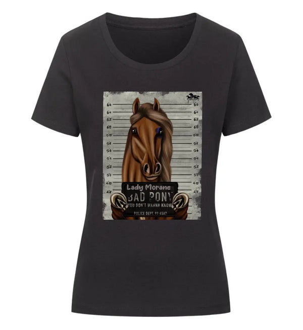 "Bad Pony 2.0" T-Shirt Damen (personalisierbar)