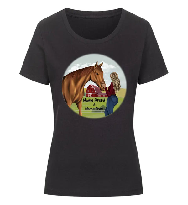 "Pferdefreundin" T-Shirt Damen