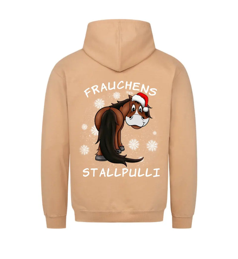 "Frauchens Stallpulli" Christmas Hoodie (personalisierbar)