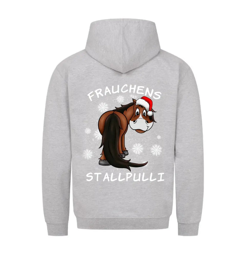 "Frauchens Stallpulli" Christmas Hoodie (personalisierbar)