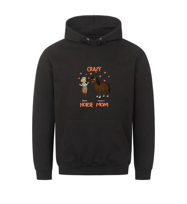 "crazy horse mom" Hoodie Damen (personalisierbar)