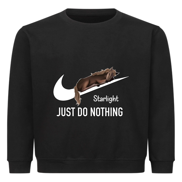 "Just do nothing" Sweater Kinder
