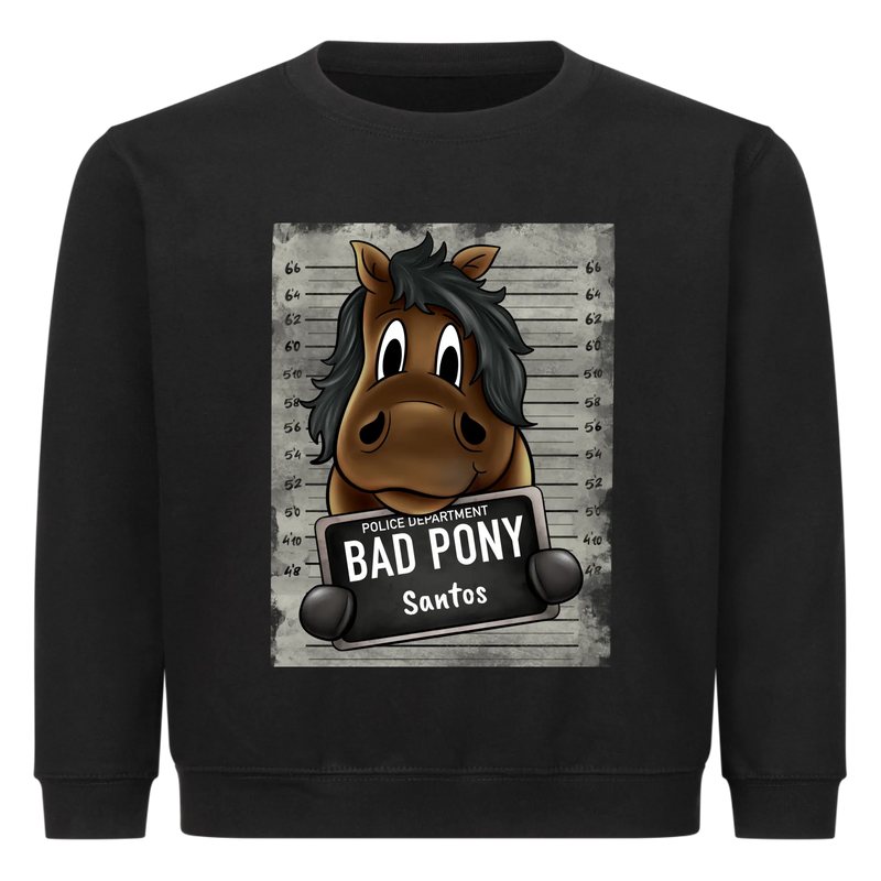 "Bad Pony" Sweater Kinder