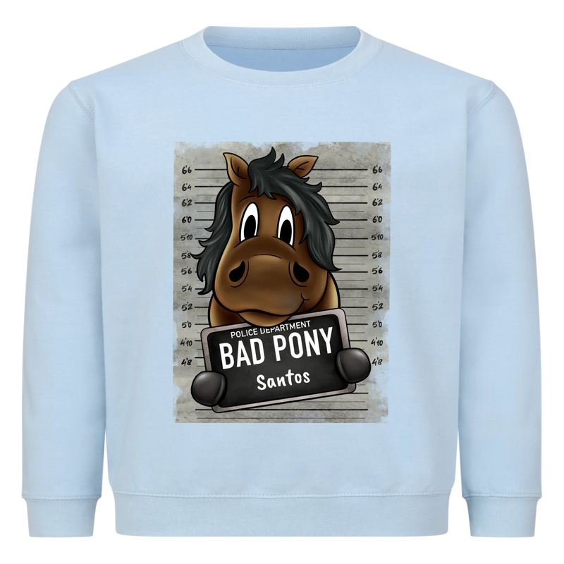 "Bad Pony" Sweater Kinder