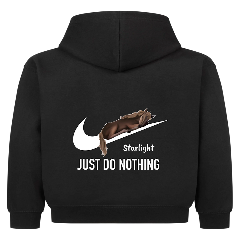 "Just do nothing" Hoodie Kinder