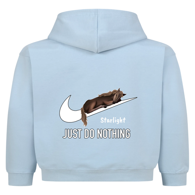"Just do nothing" Hoodie Kinder