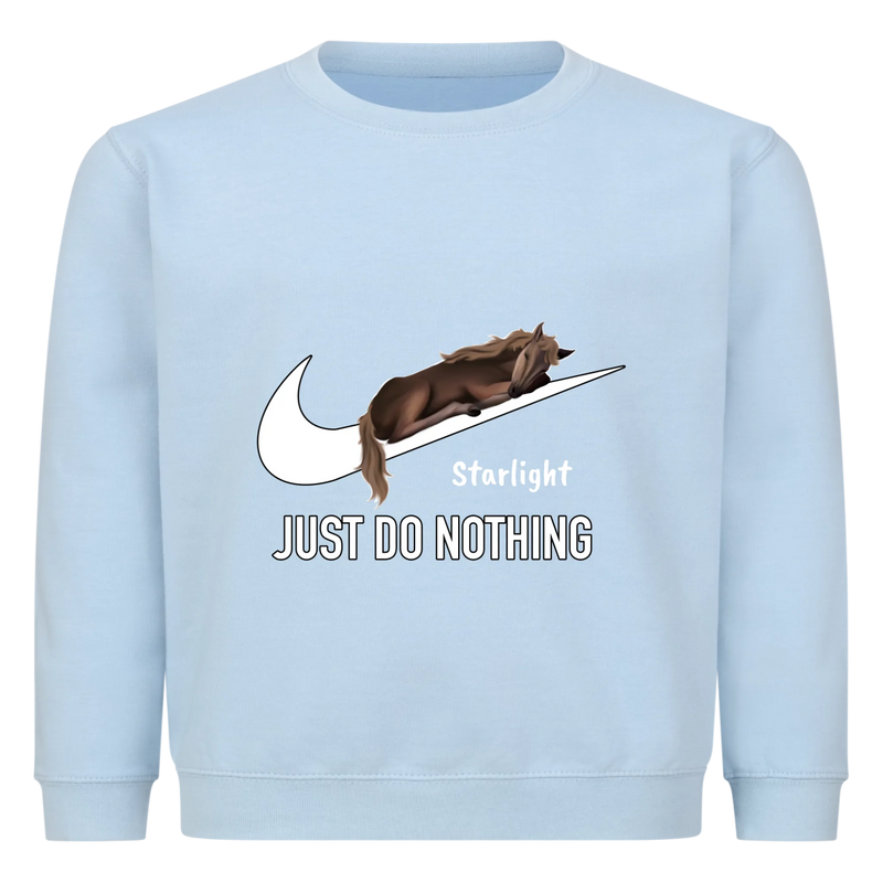 "Just do nothing" Sweater Kinder