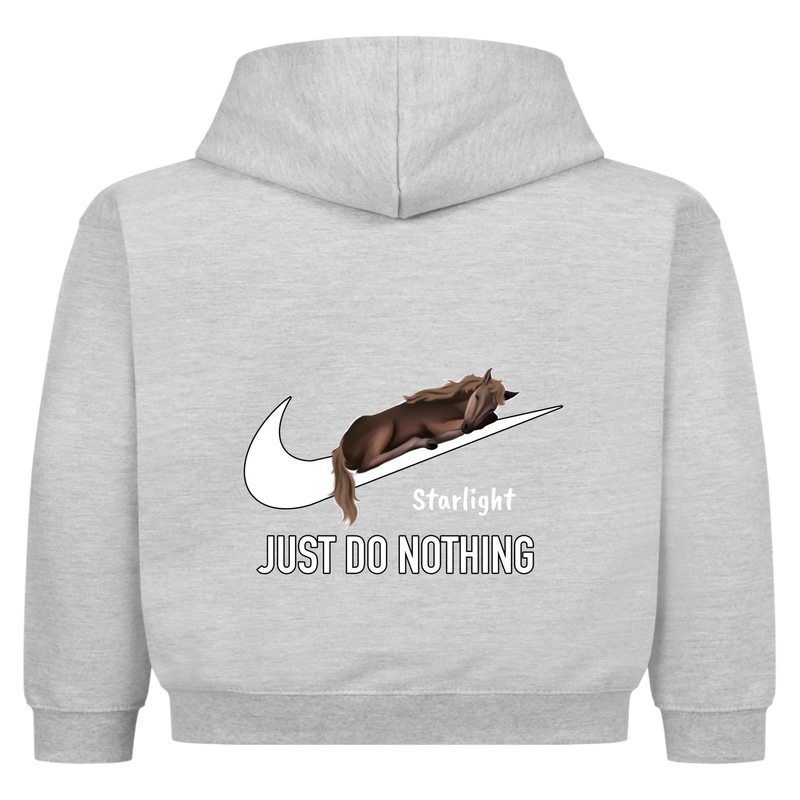 "Just do nothing" Hoodie Kinder