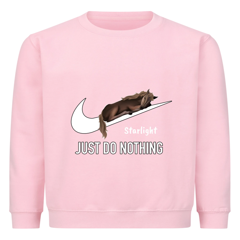 "Just do nothing" Sweater Kinder