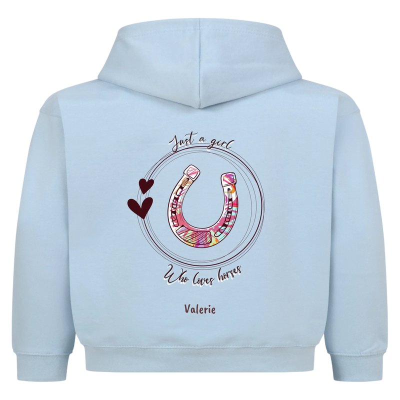 "Pferdemädchen" Hoodie Mädchen