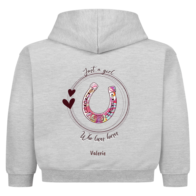 "Pferdemädchen" Hoodie Mädchen