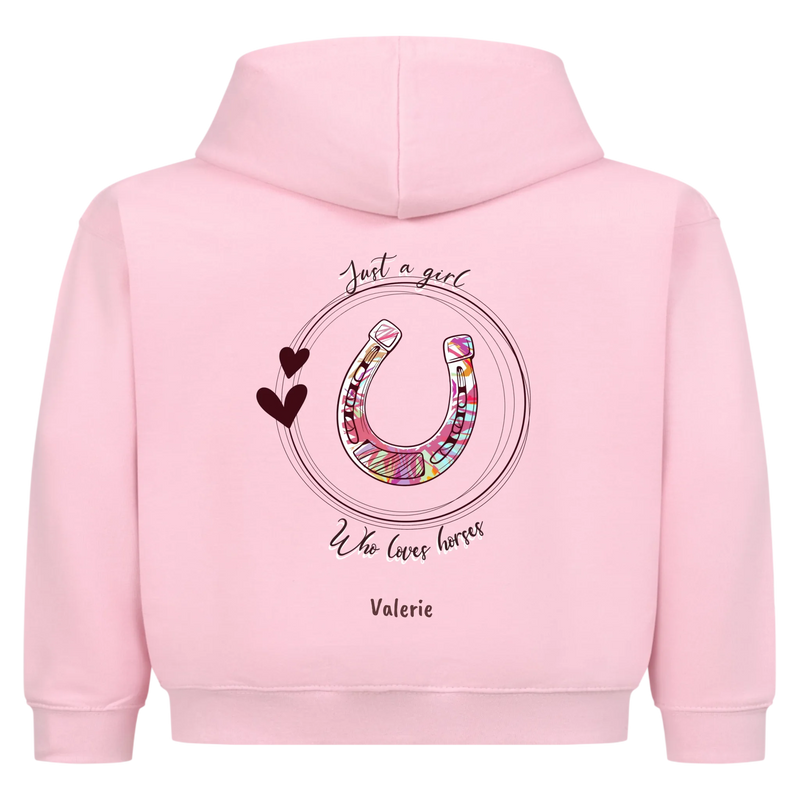 "Pferdemädchen" Hoodie Mädchen
