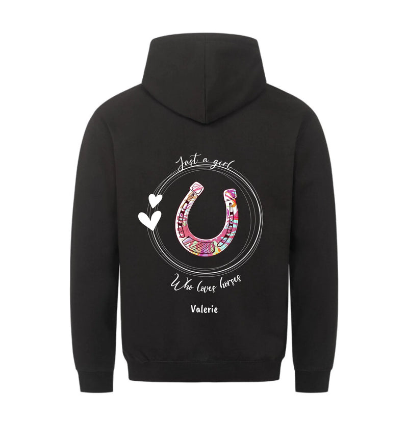 "just a girl" Hoodie Damen