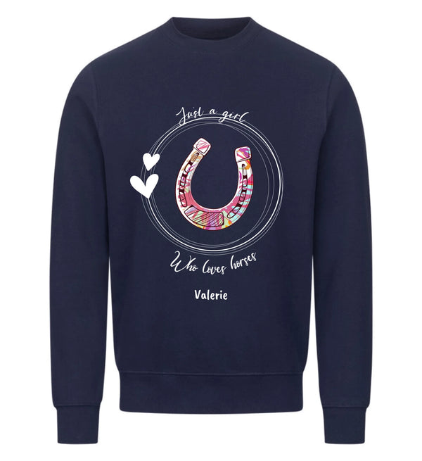 "just a girl" Sweater Damen