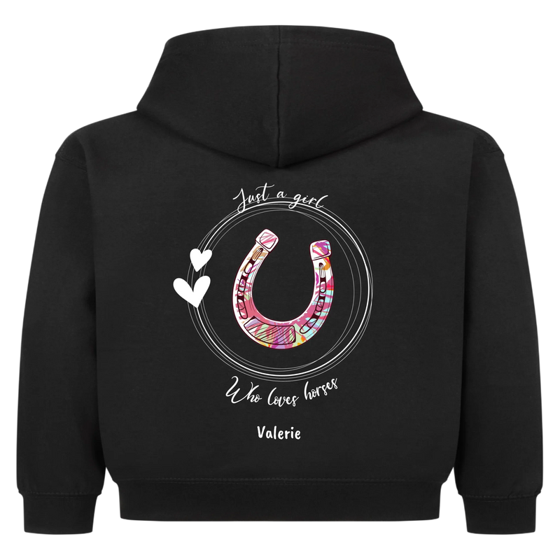 "Pferdemädchen" Hoodie Mädchen