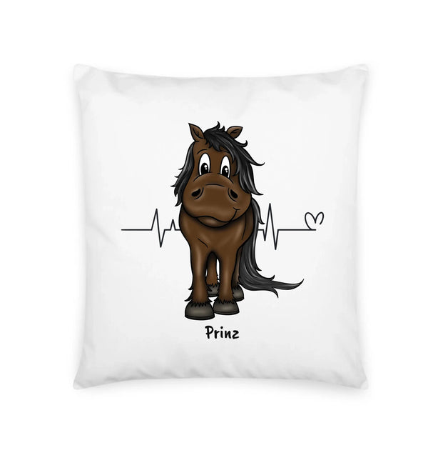 "Herzschlag" Kissen (personalisierbar)