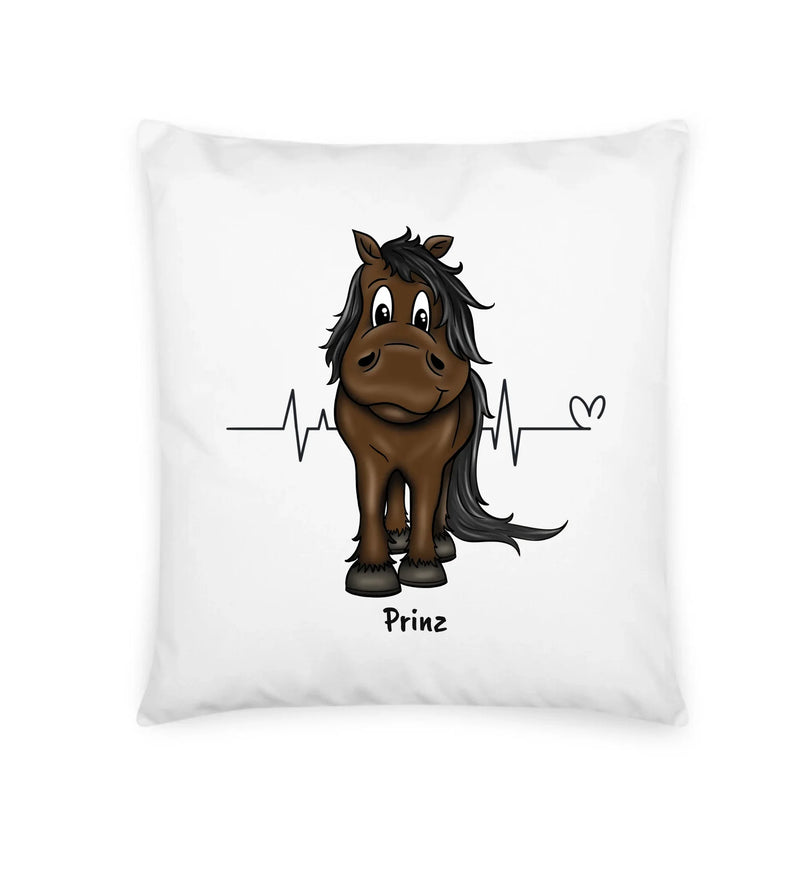 "Herzschlag" Kissen (personalisierbar)