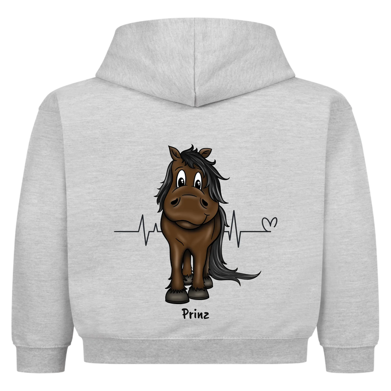 "Herzschlag" Hoodie Kinder