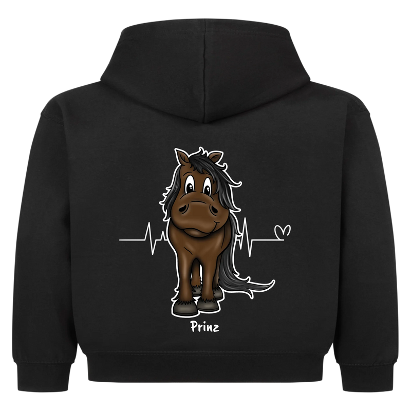 "Herzschlag" Hoodie Kinder