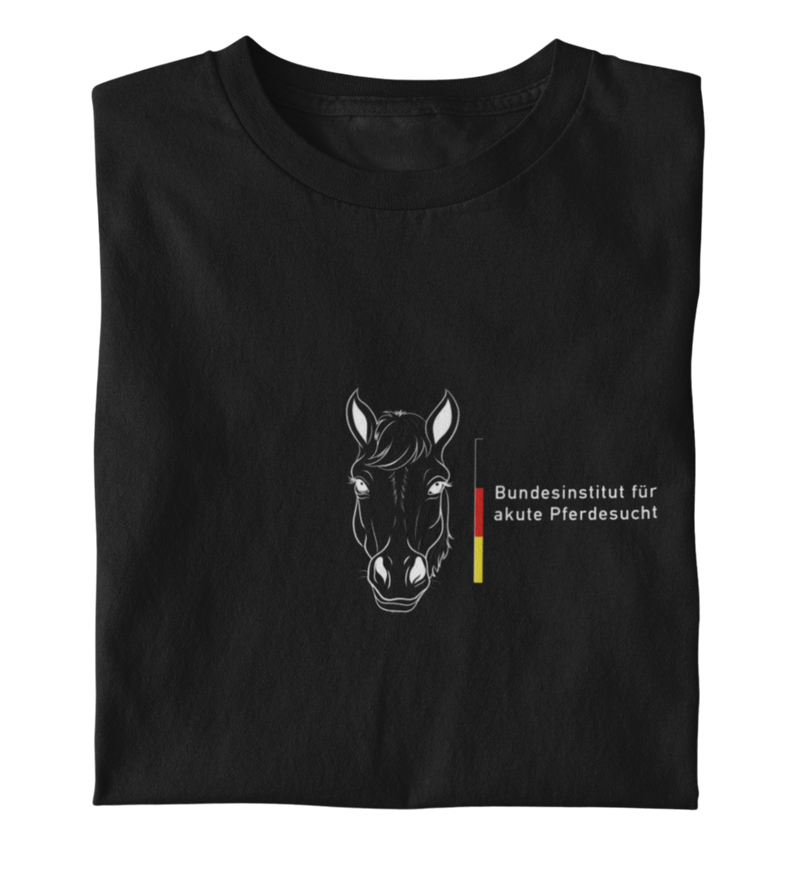 "Bundesinstitut für akute Pferdesucht" T-Shirt Damen