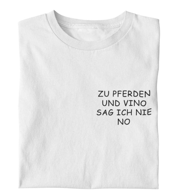 "Pferde und vino" T-Shirt Herren