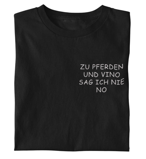 "Pferde und vino" T-Shirt Herren